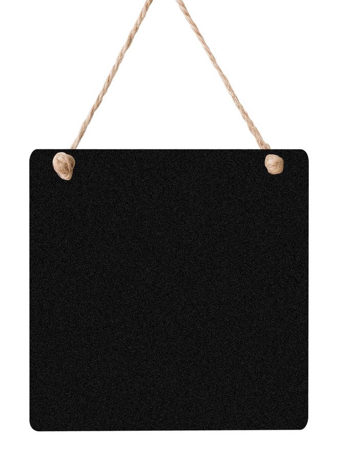 لوحة خشبية مزدوجة الجوانب، مقاس 9 × 6.7 بوصة مع خيط للتعليق، لوحة رسائل متعددة الاستخدامات قابلة للمسح للمنزل والحفلات وحفلات الزفاف وغيرها (مستطيلة) - Image 1